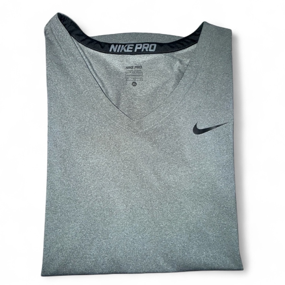 Women’s Nike Pro Dry-Fit Shirt – Gray, Size XL